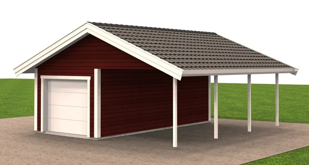 Garage + carport